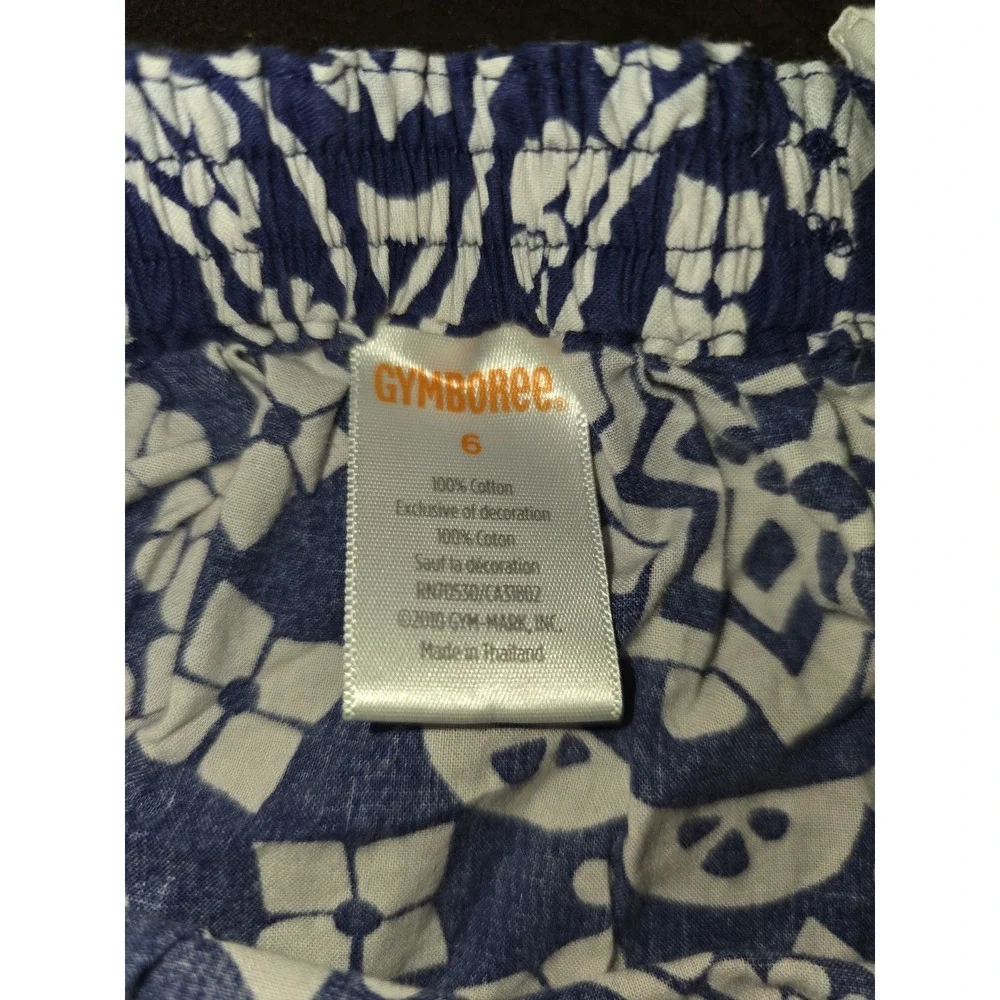 Gymboree greek isle style tank‎ top size 6 navy white